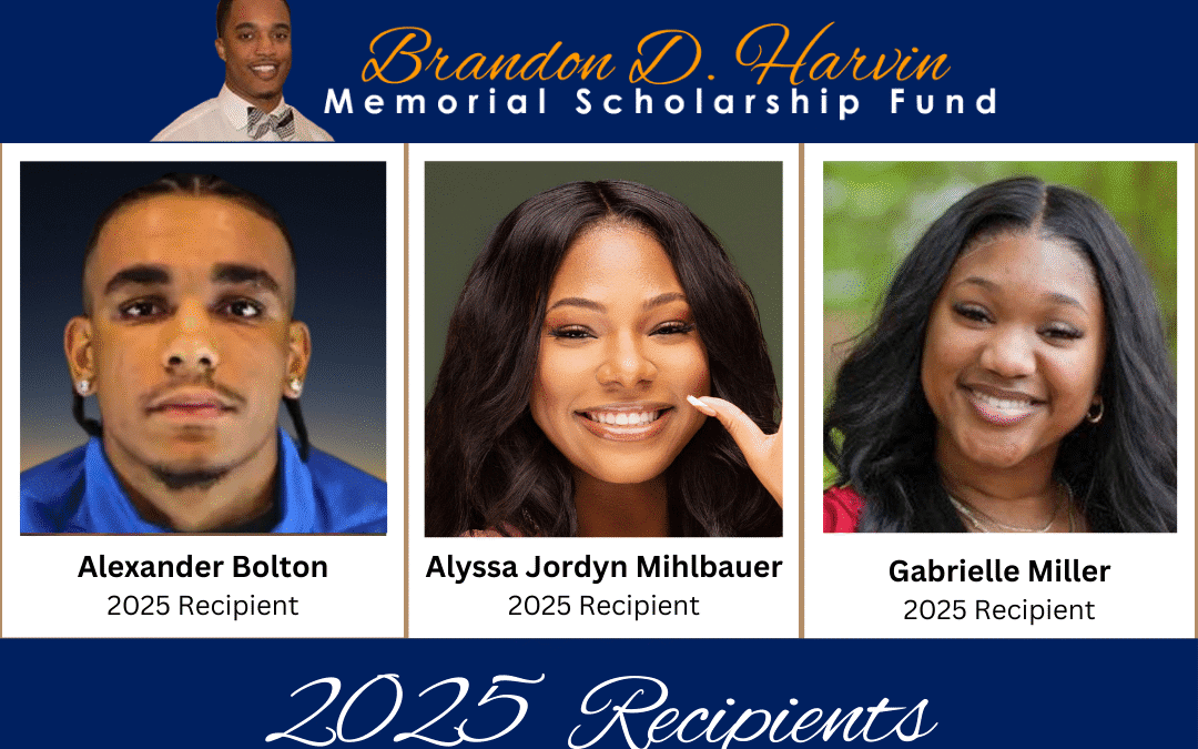 2025 Brandon D. Harvin Memorial Scholarships Awarded