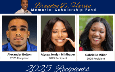 2025 Brandon D. Harvin Memorial Scholarships Awarded