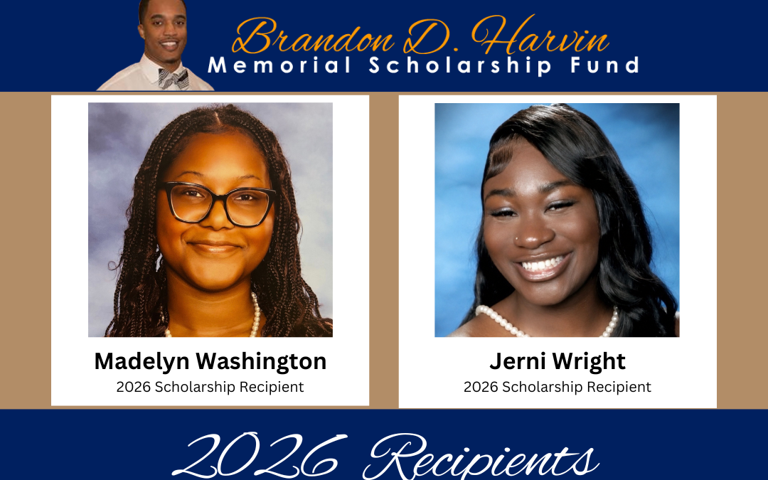 2026 Brandon D. Harvin Memorial Scholarships Awarded
